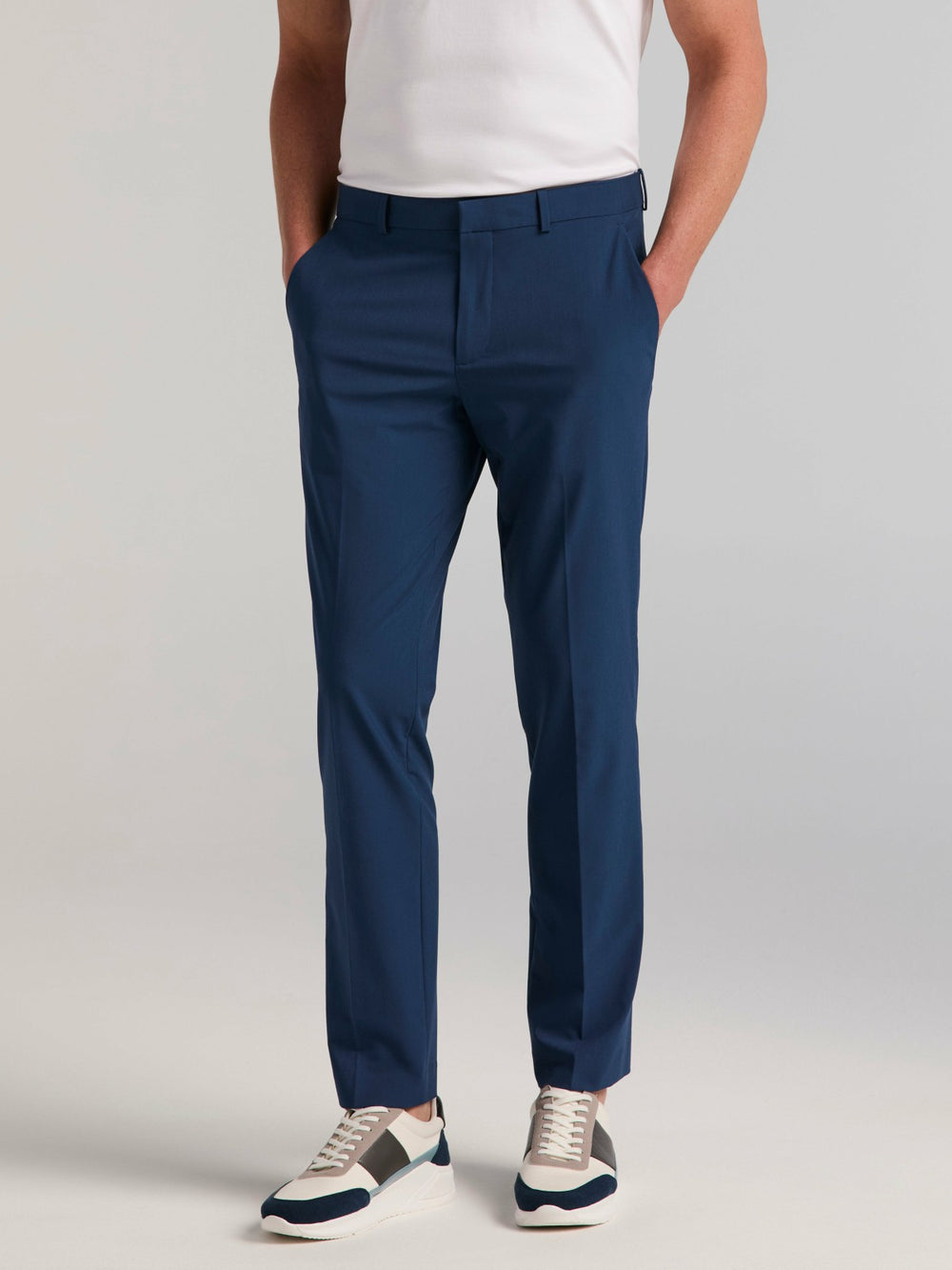 Slim Fit Total Stretch Suit Pants -  Perry Ellis US