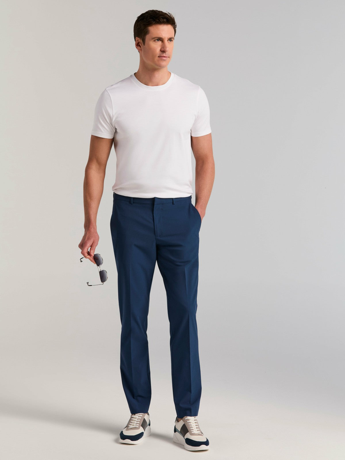 Slim Fit Total Stretch Suit Pants -  Perry Ellis US