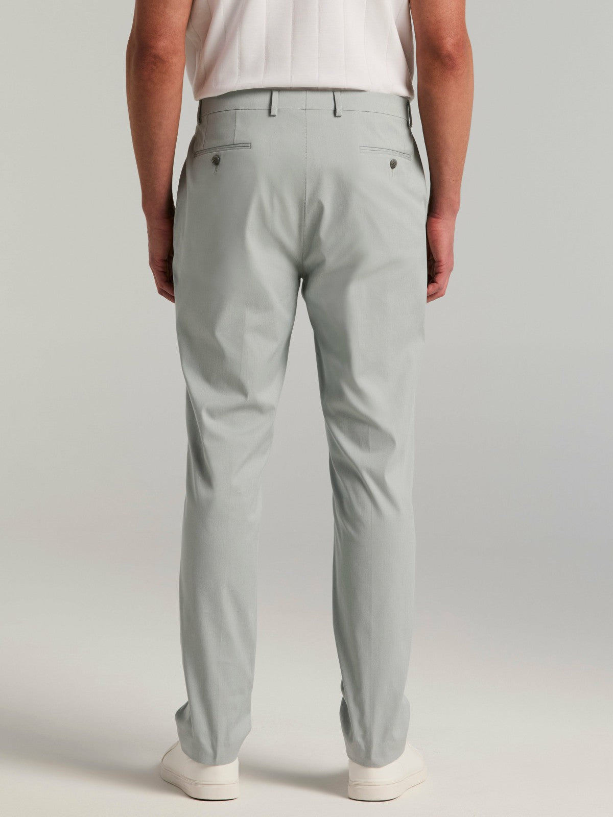 Slim Fit Stretch Flat Front Dress Pant -  Perry Ellis near me