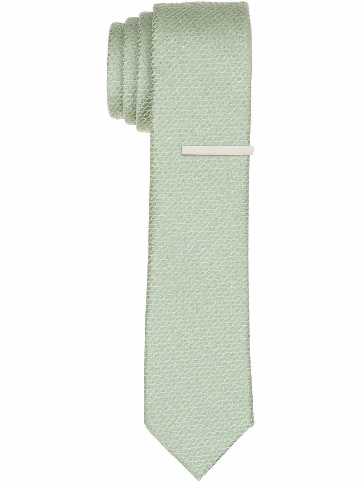 Solid Plain weave Micro Slim Tie -  Perry Ellis on sale