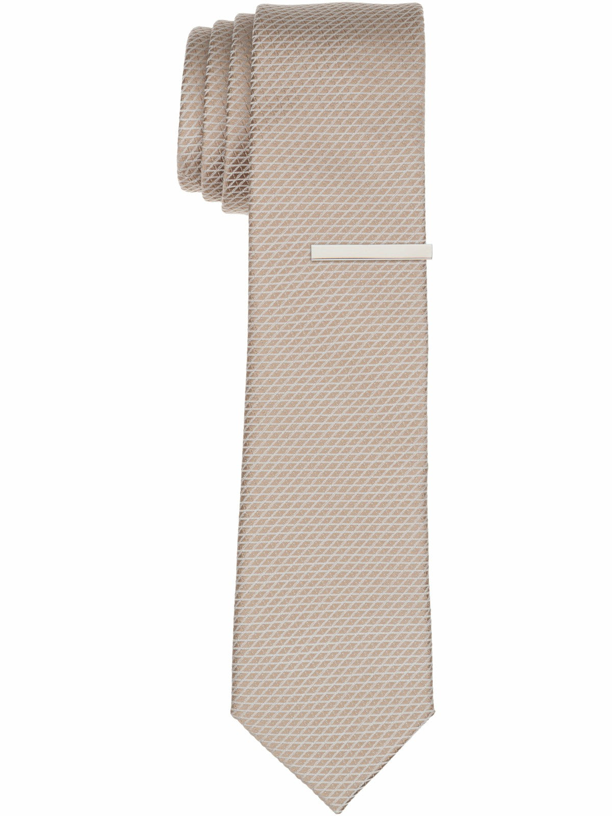 Solid Plain weave Micro Slim Tie -  Perry Ellis on sale