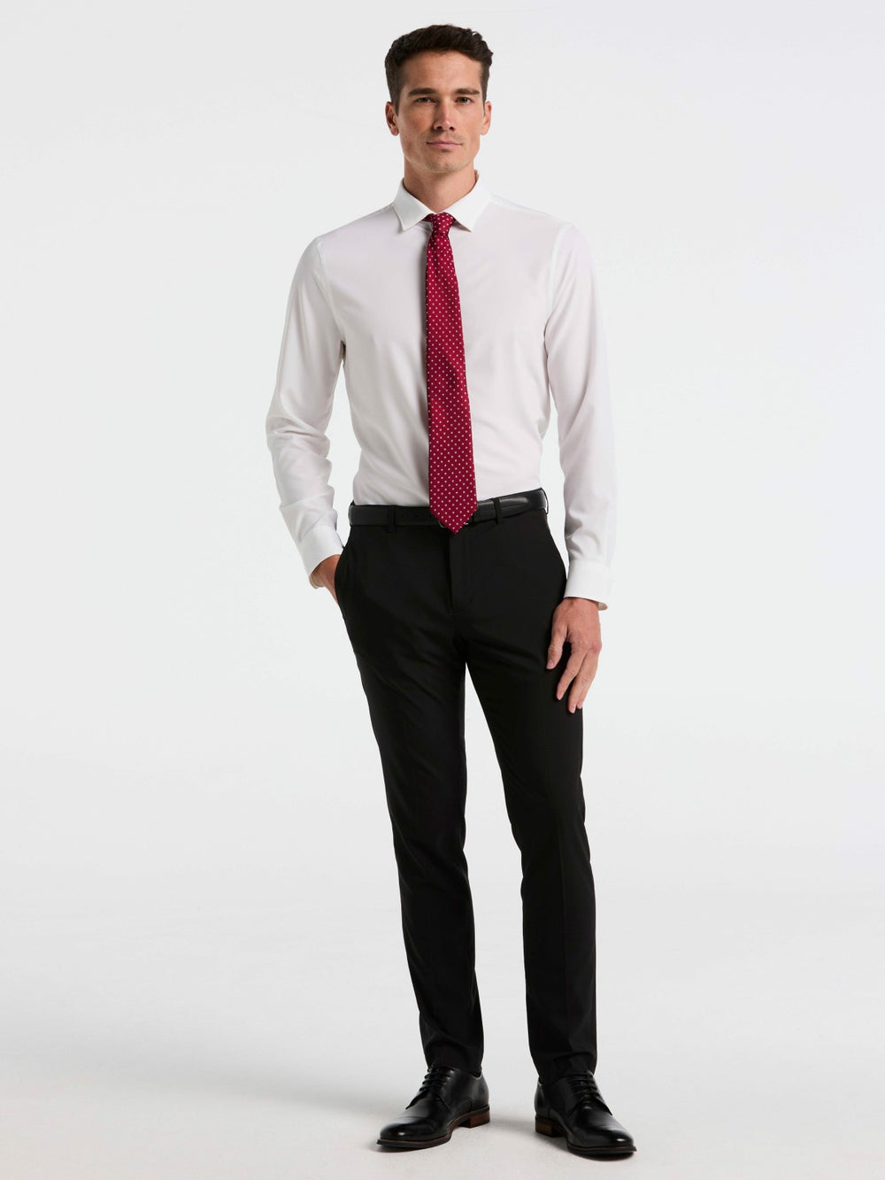 Slim Fit Total Stretch Dress Shirt -  Perry Ellis on sale