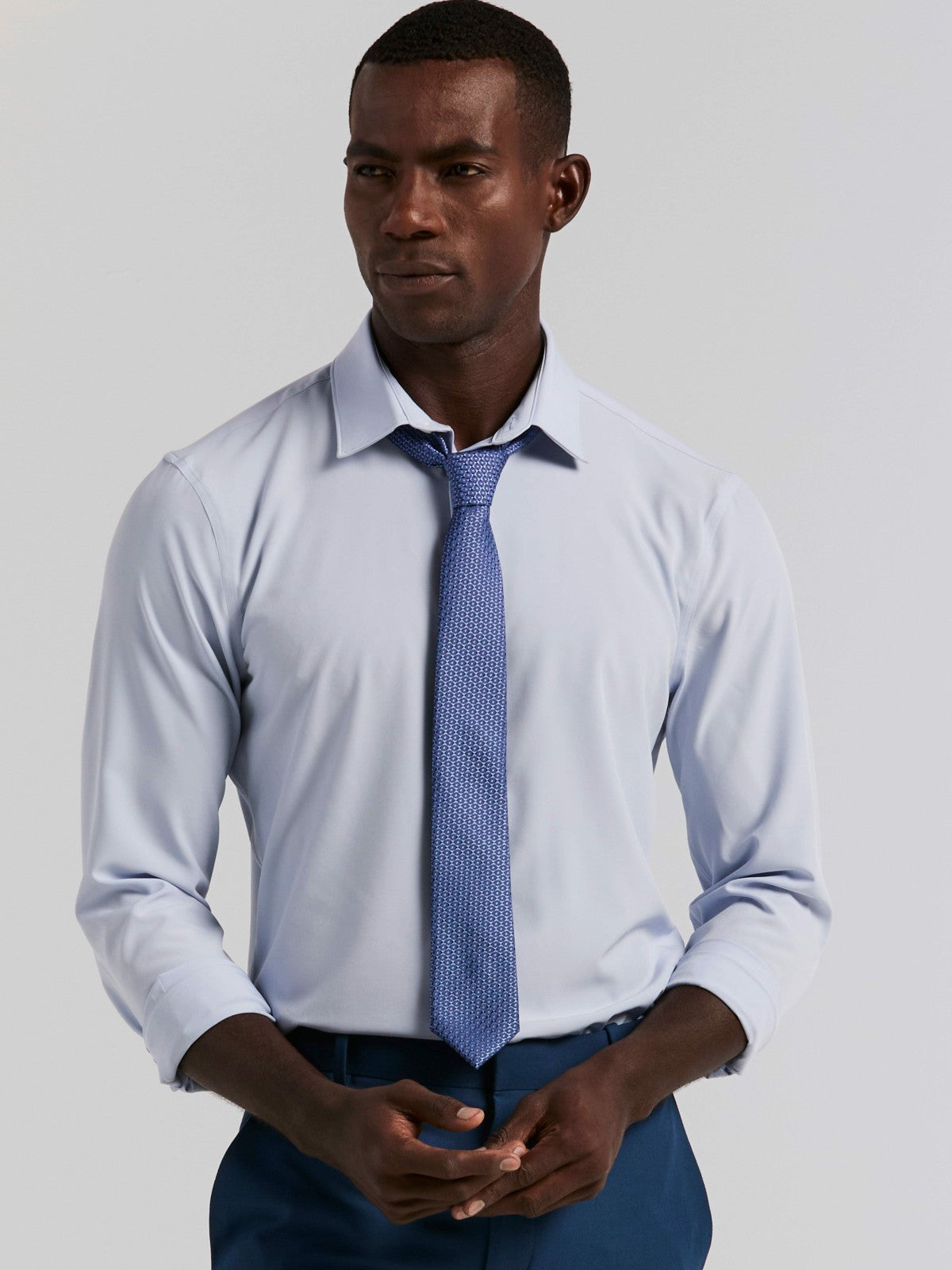 Slim Fit Total Stretch Dress Shirt -  Perry Ellis on sale