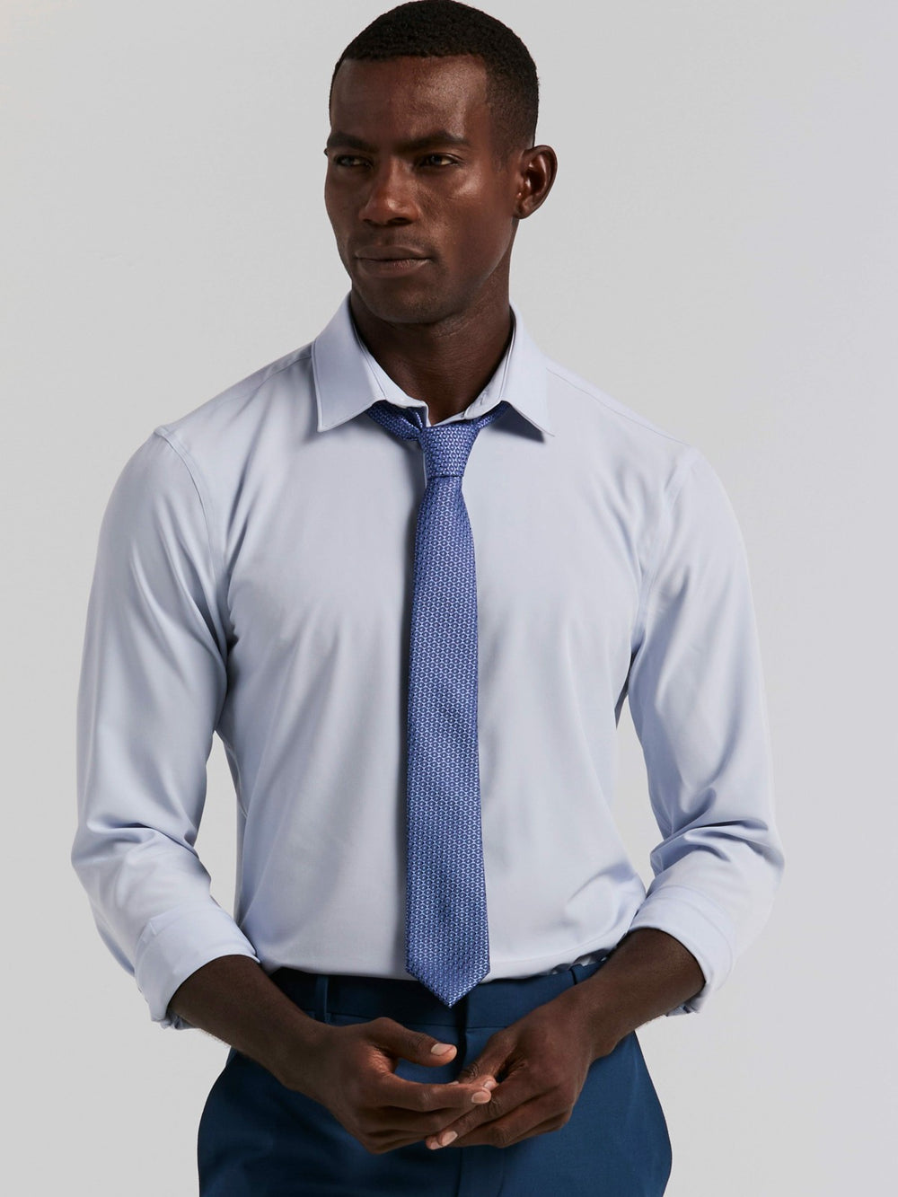 Slim Fit Total Stretch Dress Shirt -  Perry Ellis on sale