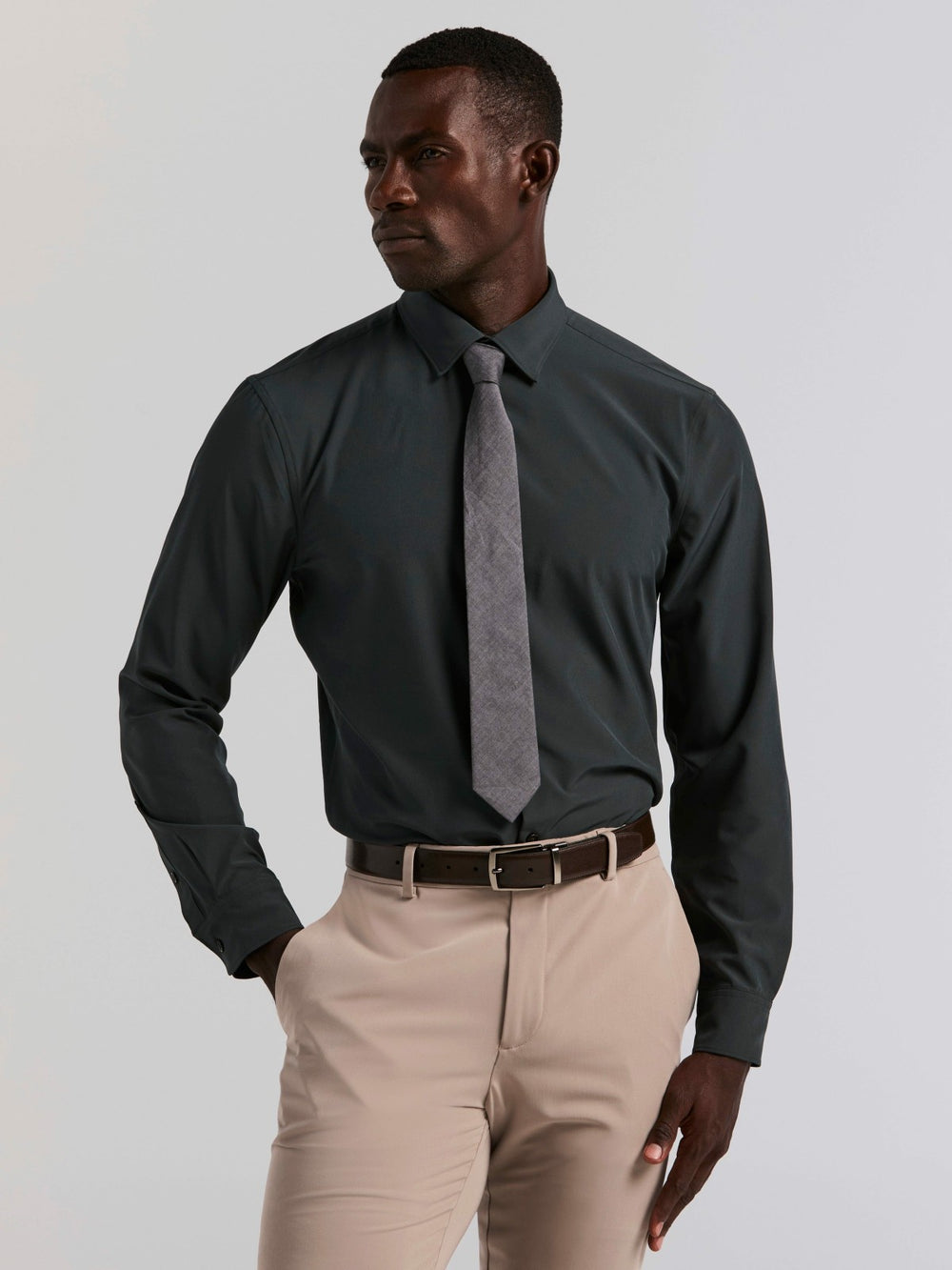 Slim Fit Total Stretch Dress Shirt -  Perry Ellis on sale