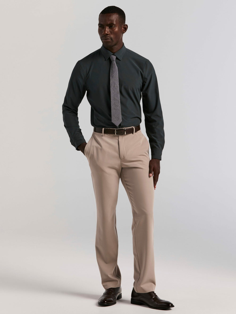 Slim Fit Total Stretch Dress Shirt -  Perry Ellis on sale