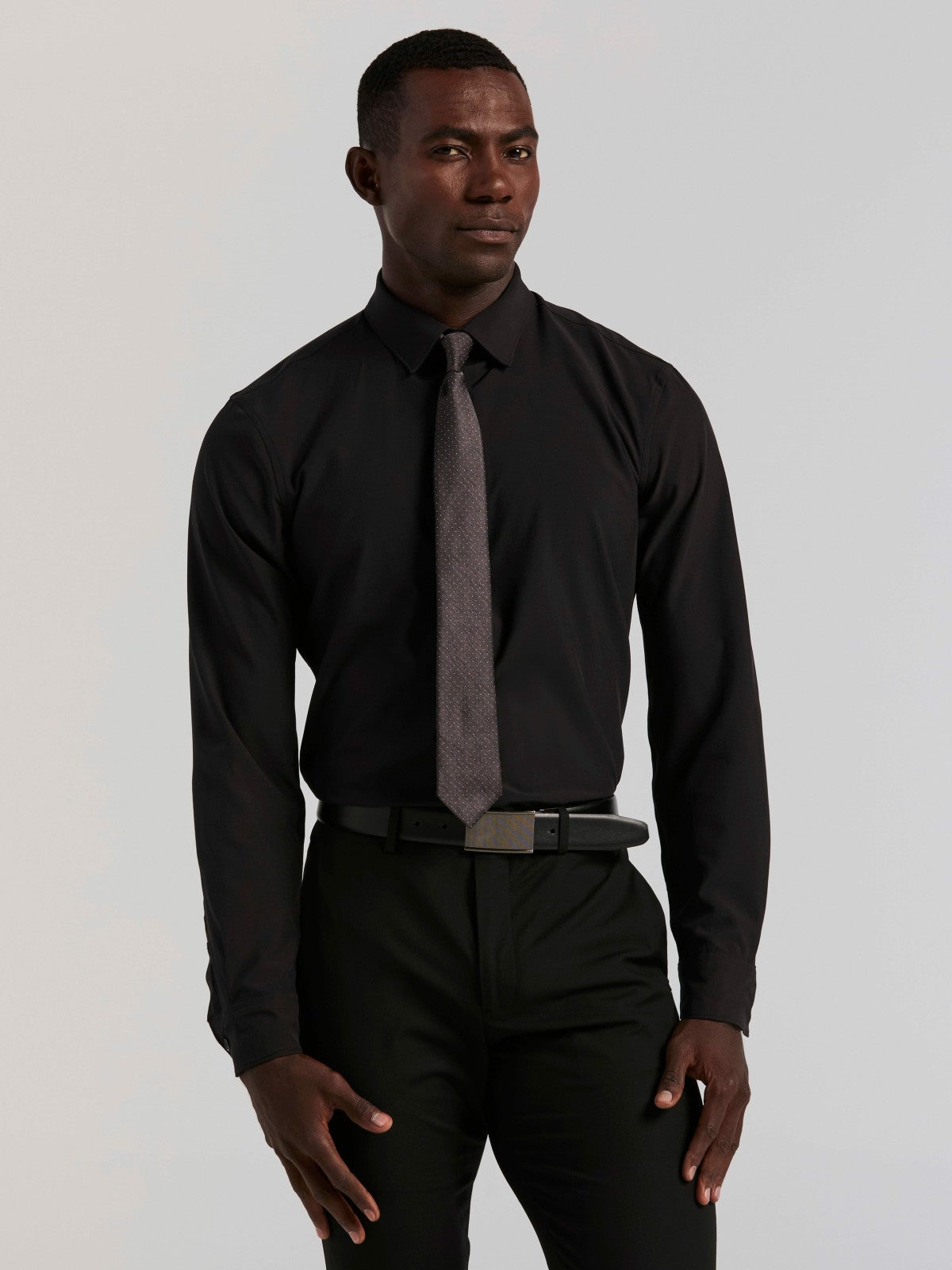 Slim Fit Total Stretch Dress Shirt -  Perry Ellis on sale
