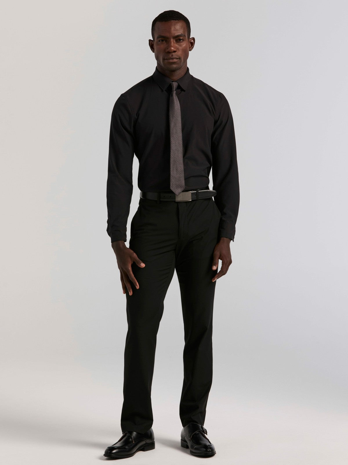 Slim Fit Total Stretch Dress Shirt -  Perry Ellis on sale