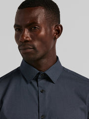 Polka Dot Print Slim Fit Shirt -  Perry Ellis discount