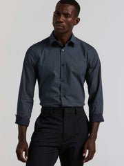 Polka Dot Print Slim Fit Shirt -  Perry Ellis discount