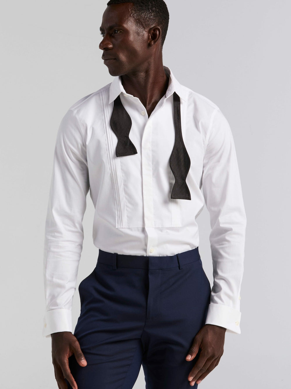 Slim Fit Tuxedo Dress Shirt -  Perry Ellis near me