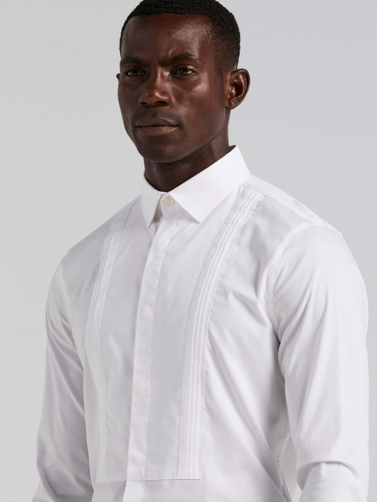 Slim Fit Tuxedo Dress Shirt -  Perry Ellis near me