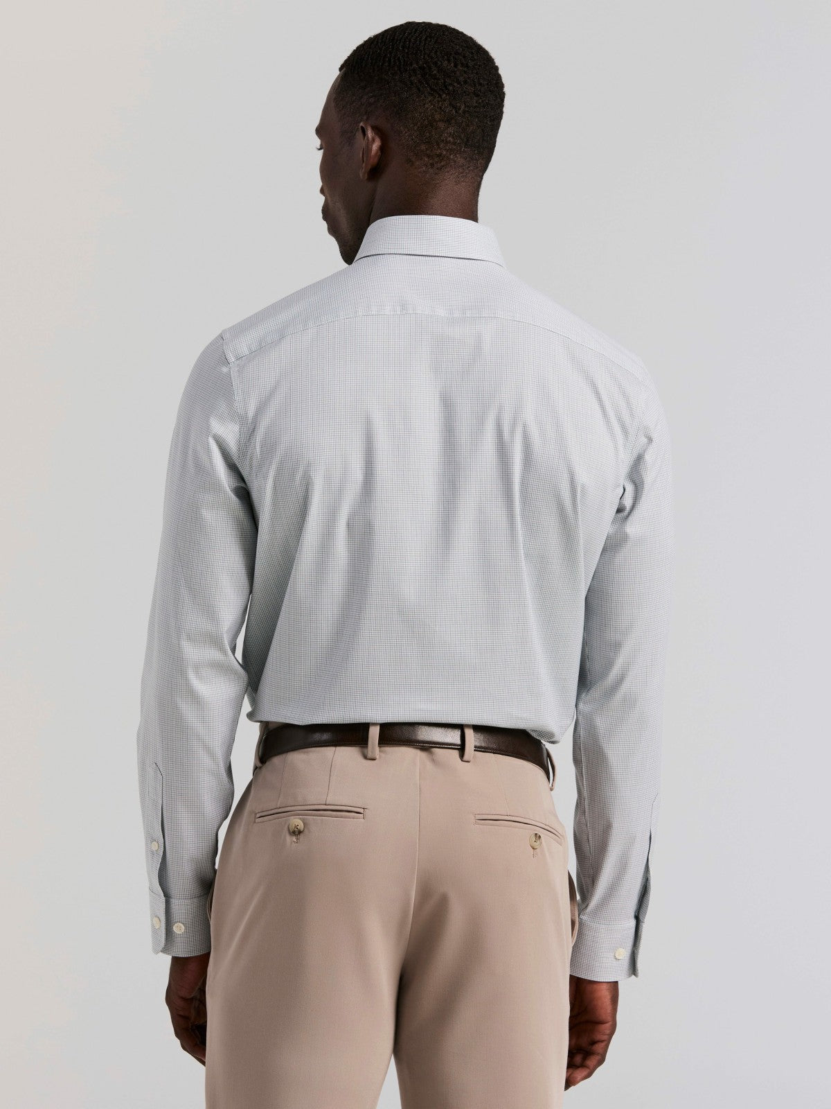 Plaid Slim Fit Poplin Shirt -  Perry Ellis sale