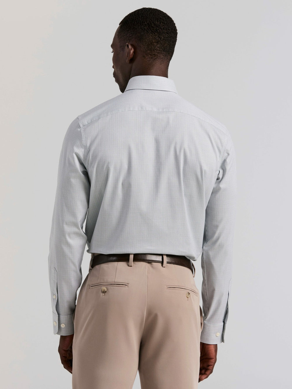 Plaid Slim Fit Poplin Shirt -  Perry Ellis sale