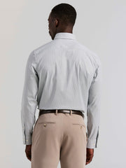 Plaid Slim Fit Poplin Shirt -  Perry Ellis sale