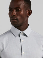 Plaid Slim Fit Poplin Shirt -  Perry Ellis sale