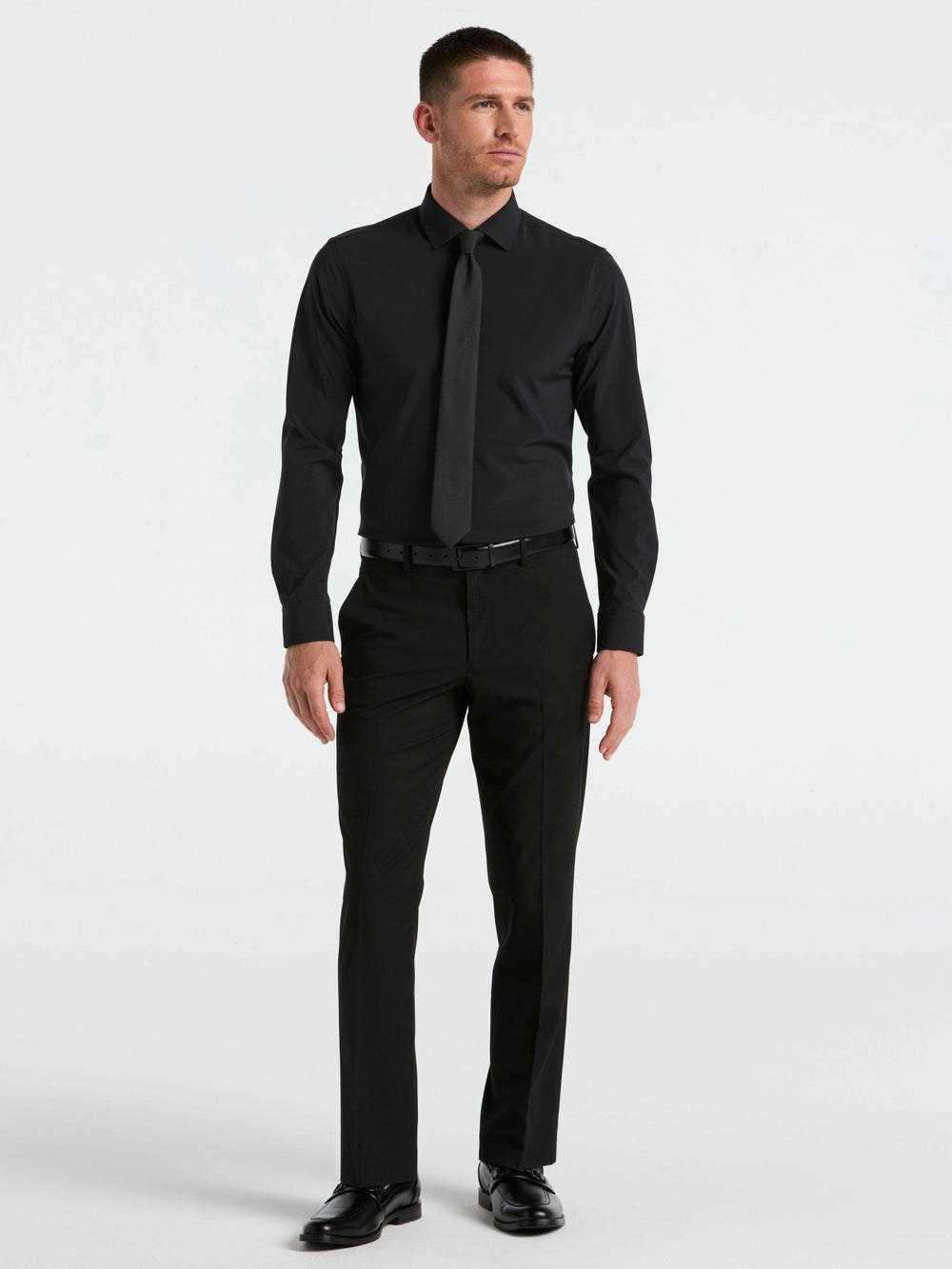 Performance Tech Solid Dress Shirt -  Perry Ellis for sale
