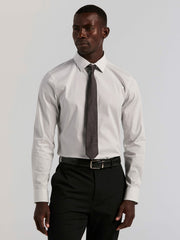 Slim Fit Dot Print Dress Shirt -  Perry Ellis on sale