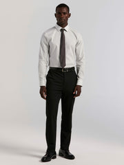 Slim Fit Dot Print Dress Shirt -  Perry Ellis on sale