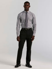 Slim Fit Bengal Stripe Cotton Dress Shirt -  Perry Ellis online