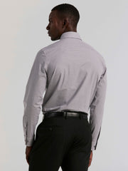 Slim Fit Gingham Cotton Dress Shirt -  Perry Ellis discount