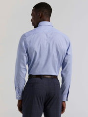 Houndstooth Dobby Cotton Stretch Dress Shirt -  Perry Ellis US