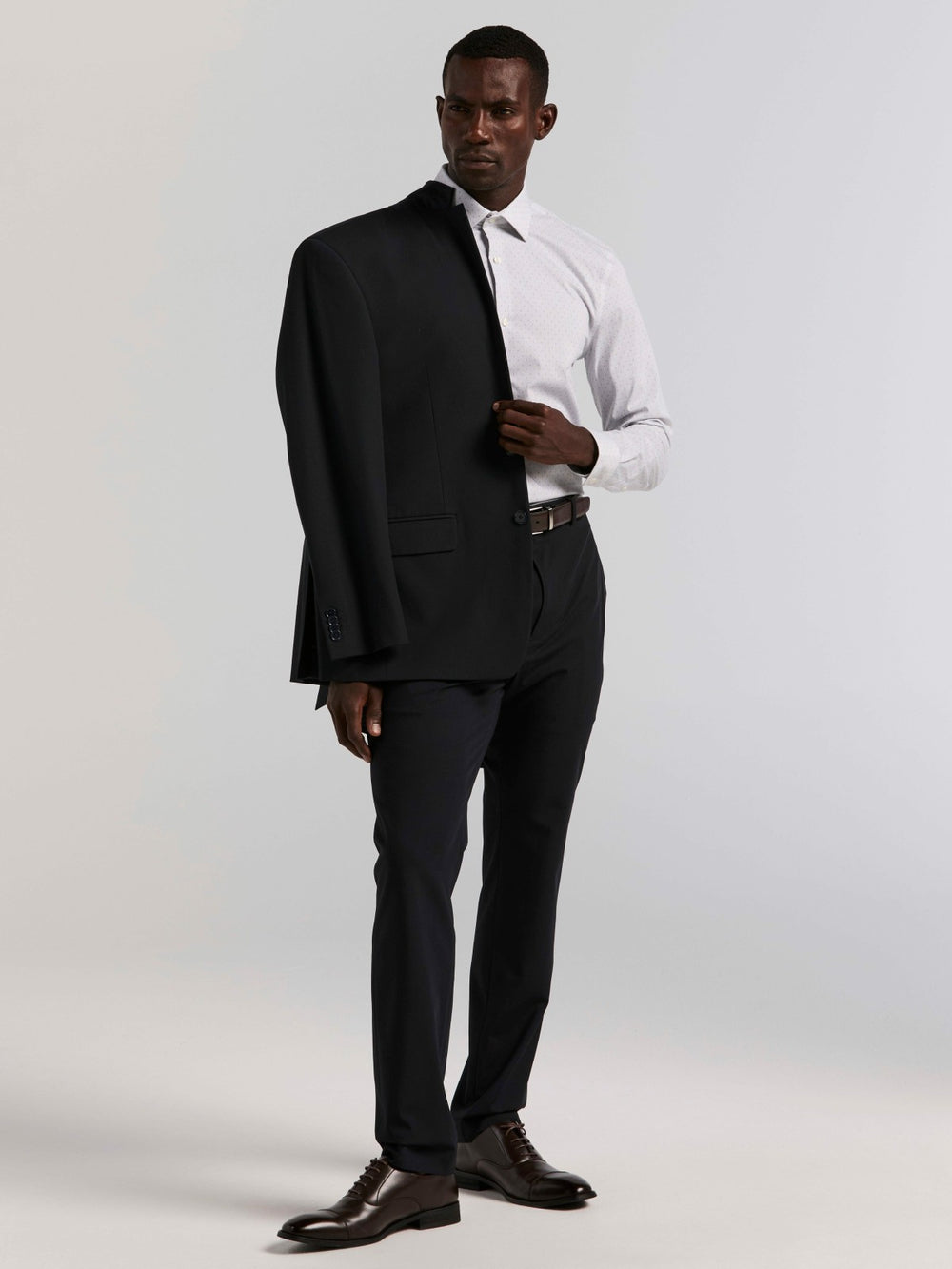 Slim Fit Dot Stripe Dress Shirt -  Perry Ellis near me