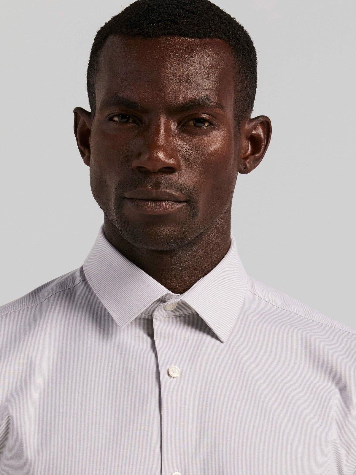 Slim Fit Mini Stripe Dress Shirt -  Perry Ellis sale