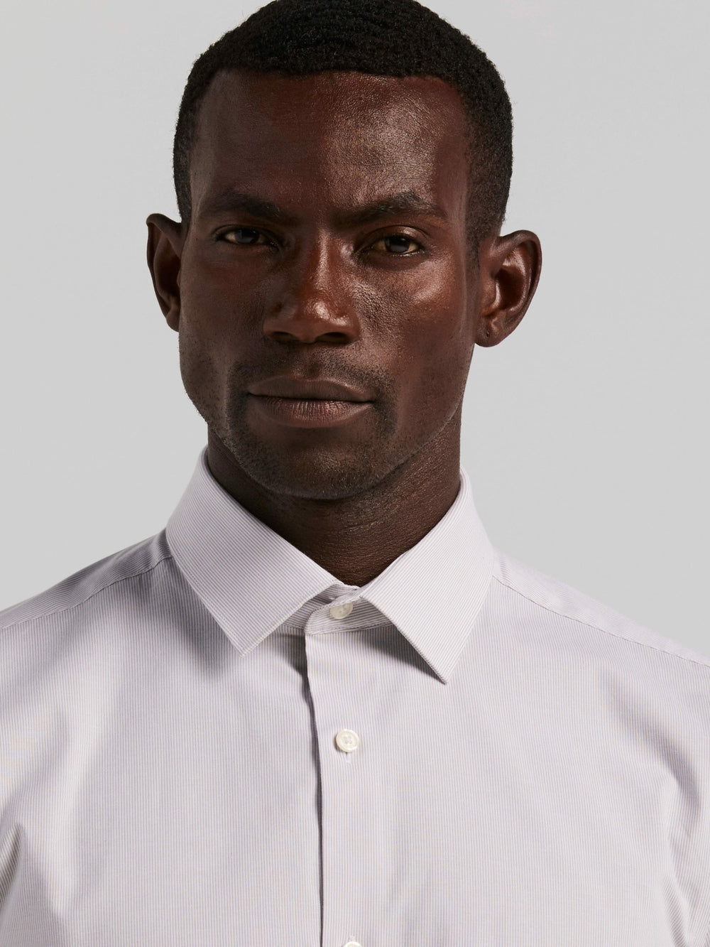 Slim Fit Mini Stripe Dress Shirt -  Perry Ellis sale