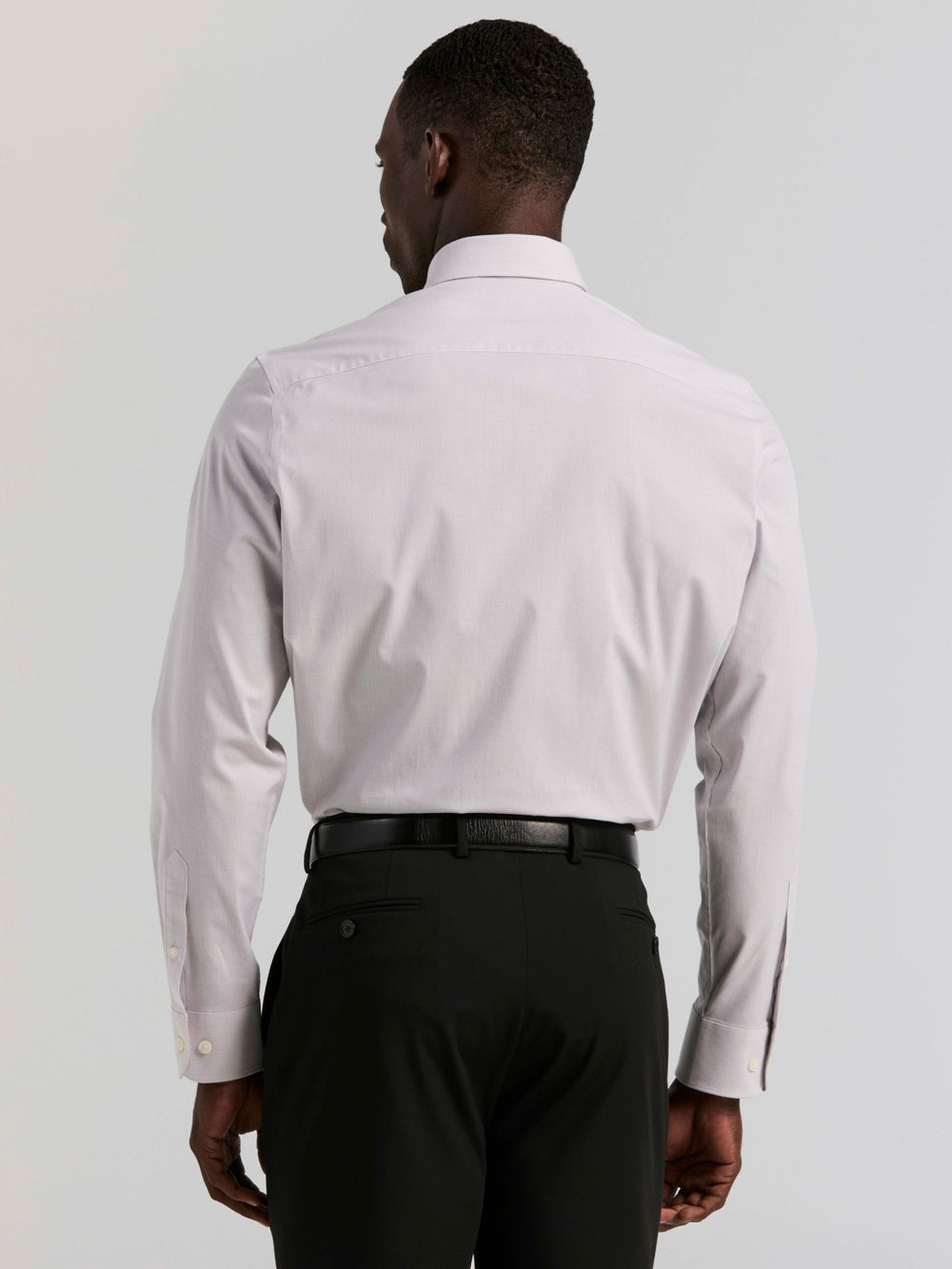 Slim Fit Mini Stripe Dress Shirt -  Perry Ellis sale
