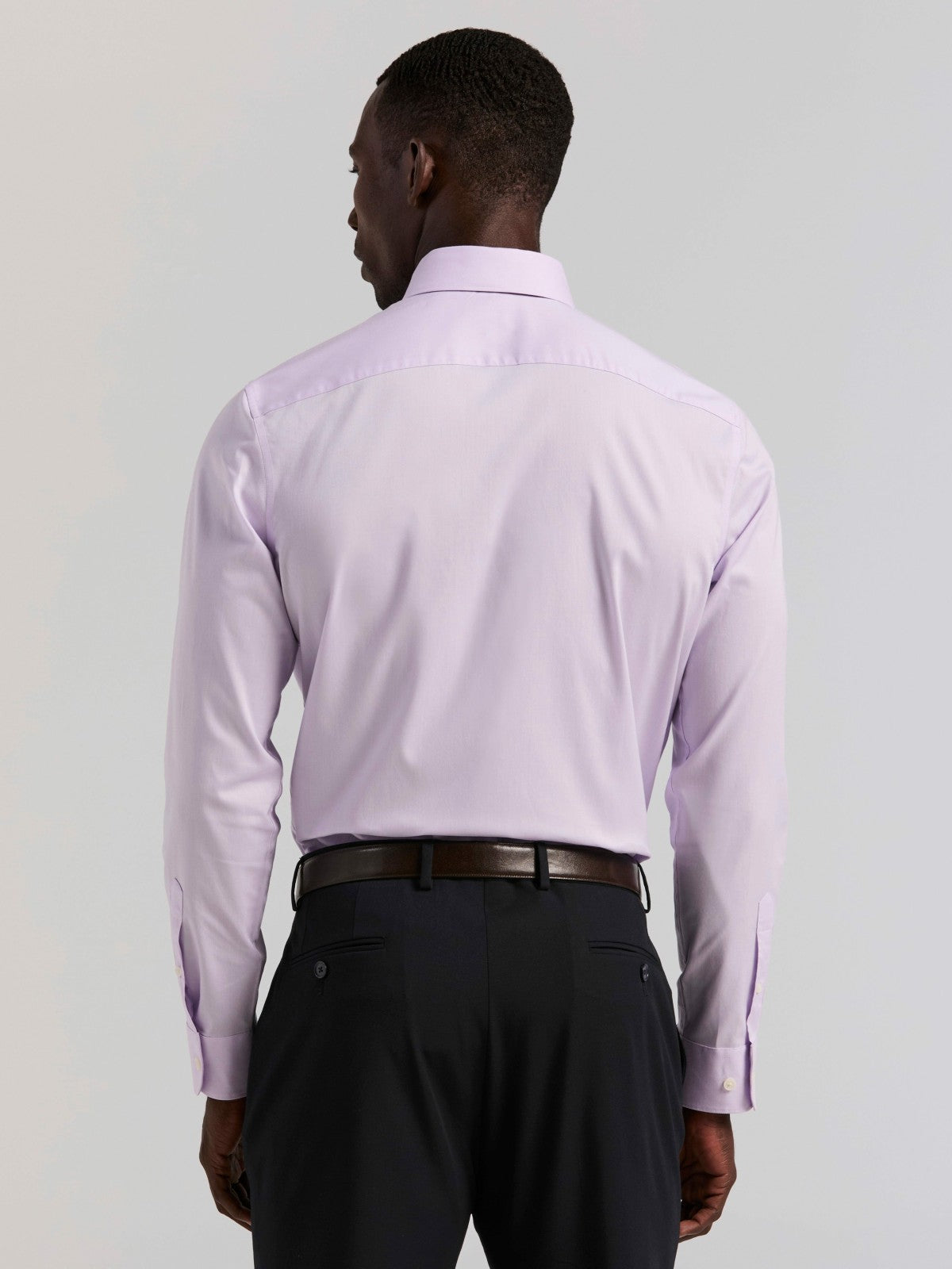 Cotton Slim Fit Royal Oxford Dress Shirt -  Perry Ellis on sale