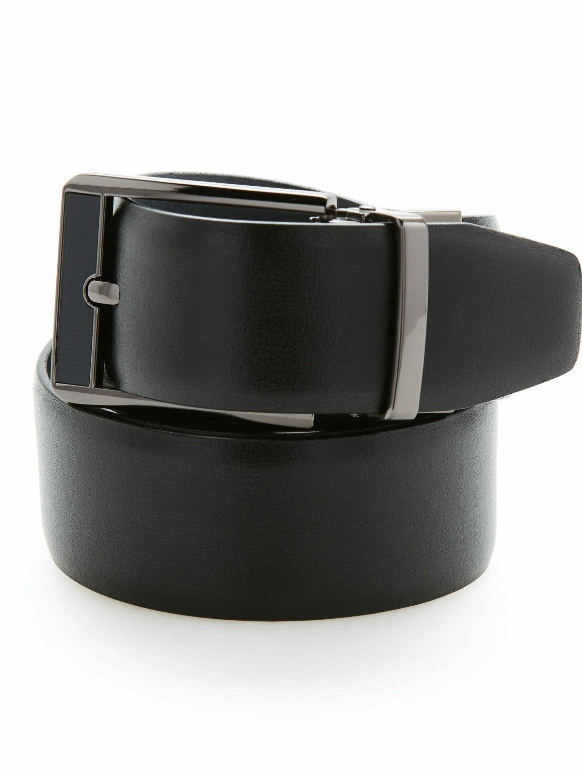 Carbon Leather Reversible Belt -  Perry Ellis discount