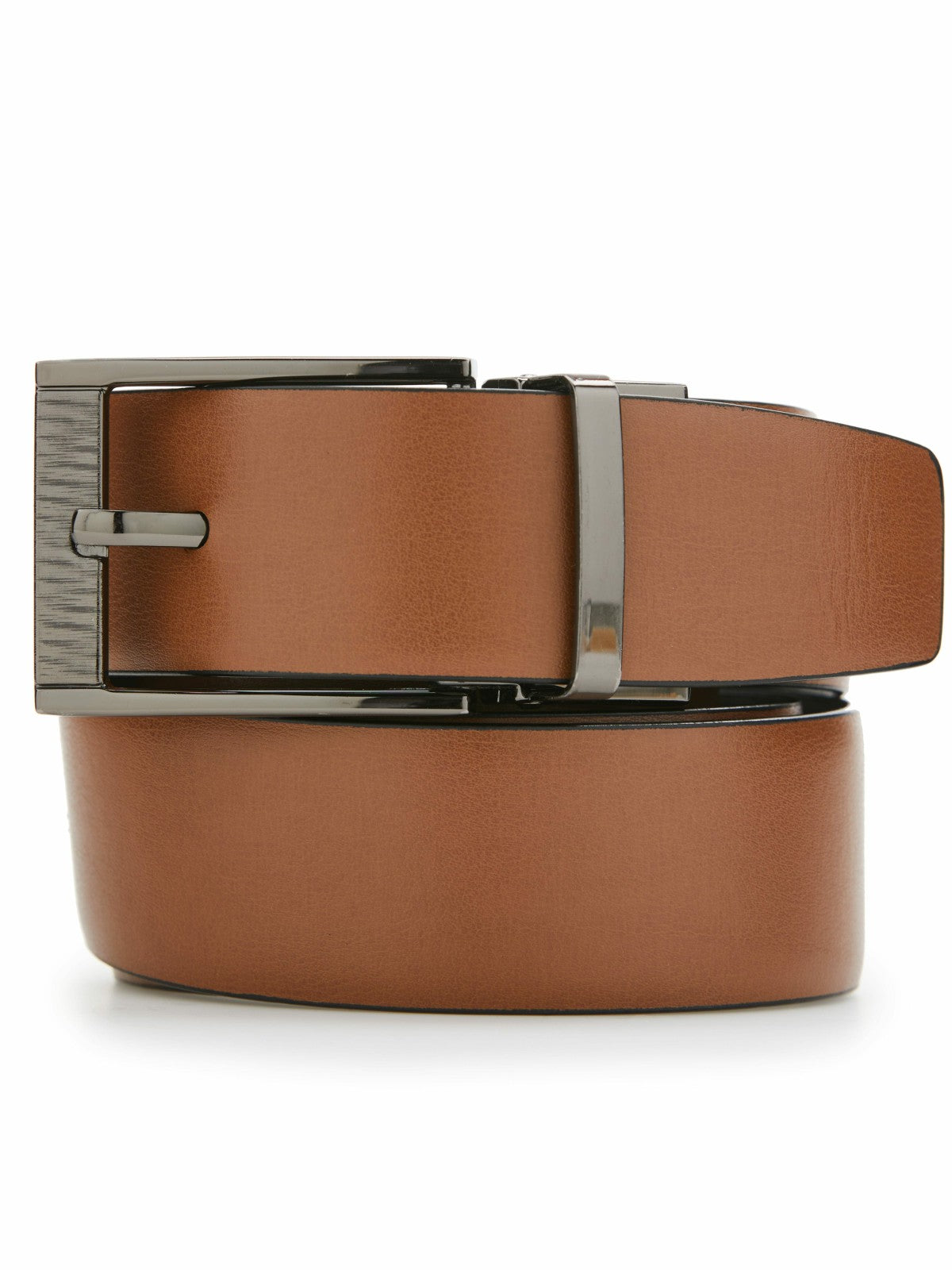 Reversible Scratch Leather Belt -  Perry Ellis online