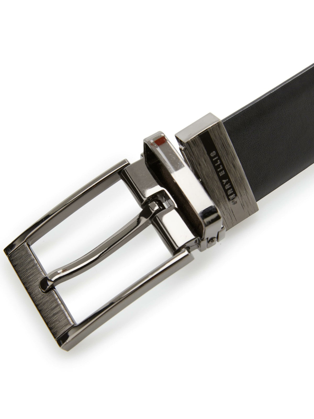 Reversible Scratch Leather Belt -  Perry Ellis online