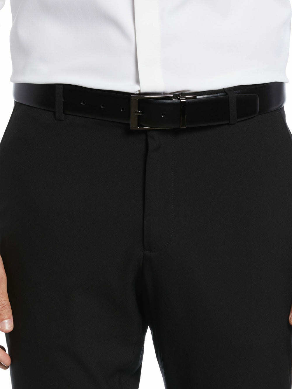 Reversible Scratch Leather Belt -  Perry Ellis online