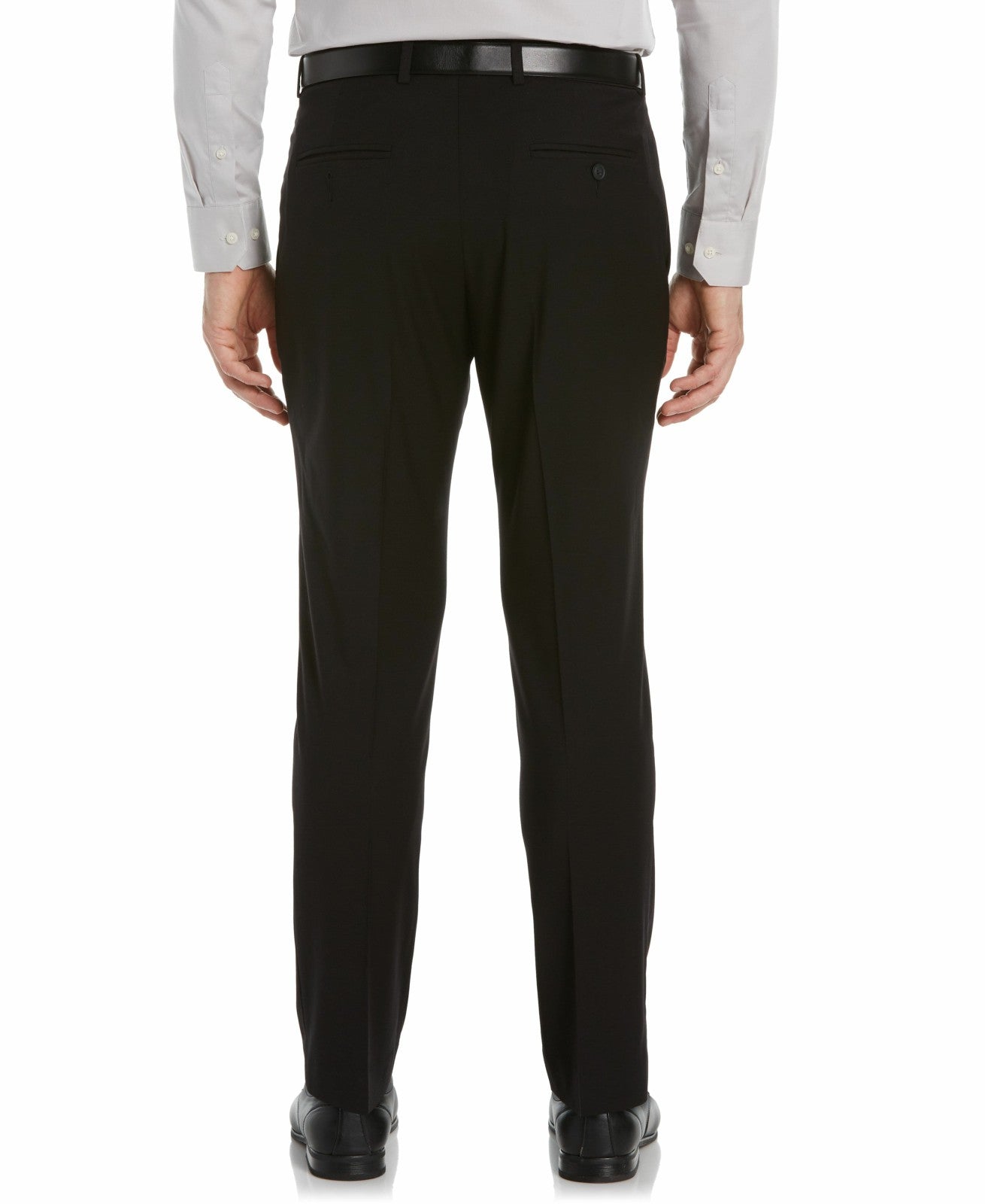 Slim Fit Stretch Active Waistband Dress Pant -  Perry Ellis for sale