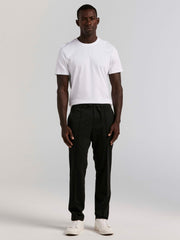 Slim Tapered Pintuck Pull-on Pants -  Perry Ellis on sale