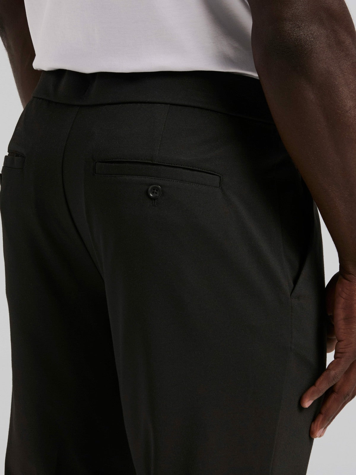 Slim Tapered Pintuck Pull-on Pants -  Perry Ellis on sale