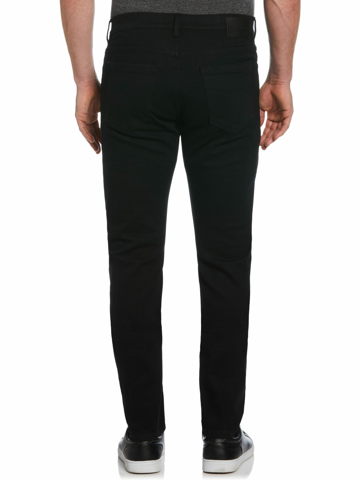 Slim Fit Black Rinse 5-Pocket Denim Jeans -  Perry Ellis discount