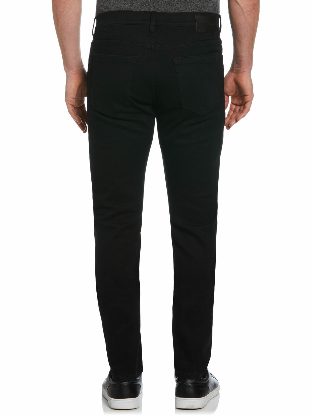 Slim Fit Black Rinse 5-Pocket Denim Jeans -  Perry Ellis discount