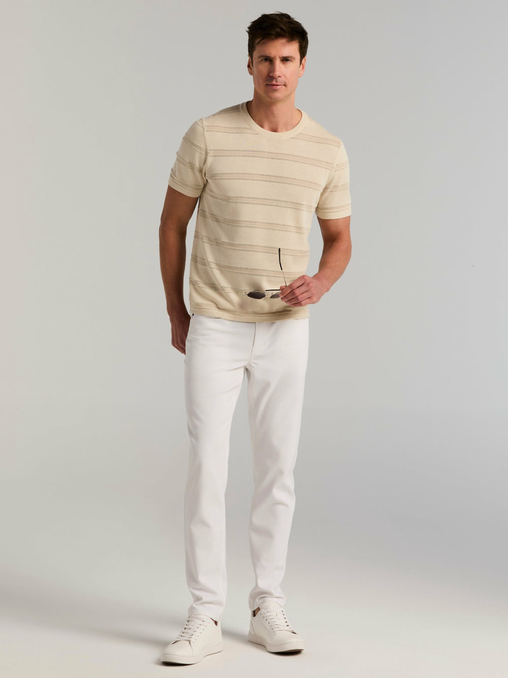 Slim Fit Double Cloth 5-Pocket Pants -  Perry Ellis near me