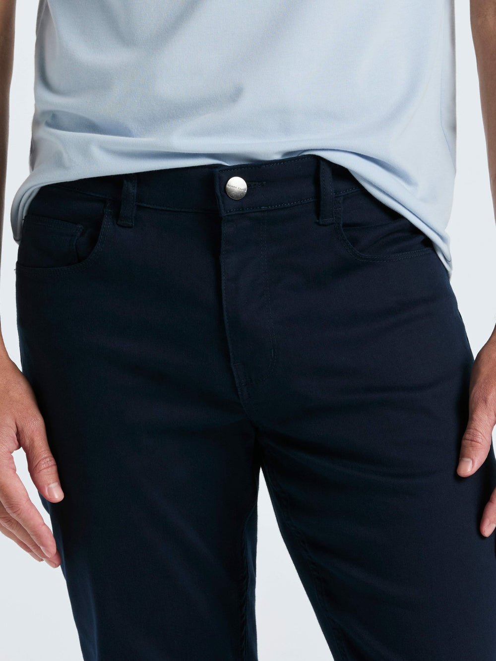 Slim Fit TENCEL™ 5 Pocket Pant -  Perry Ellis sale