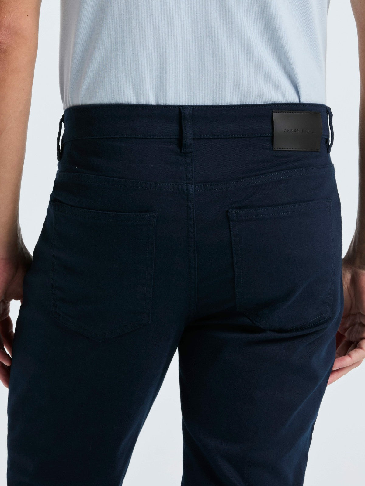 Slim Fit TENCEL™ 5 Pocket Pant -  Perry Ellis sale