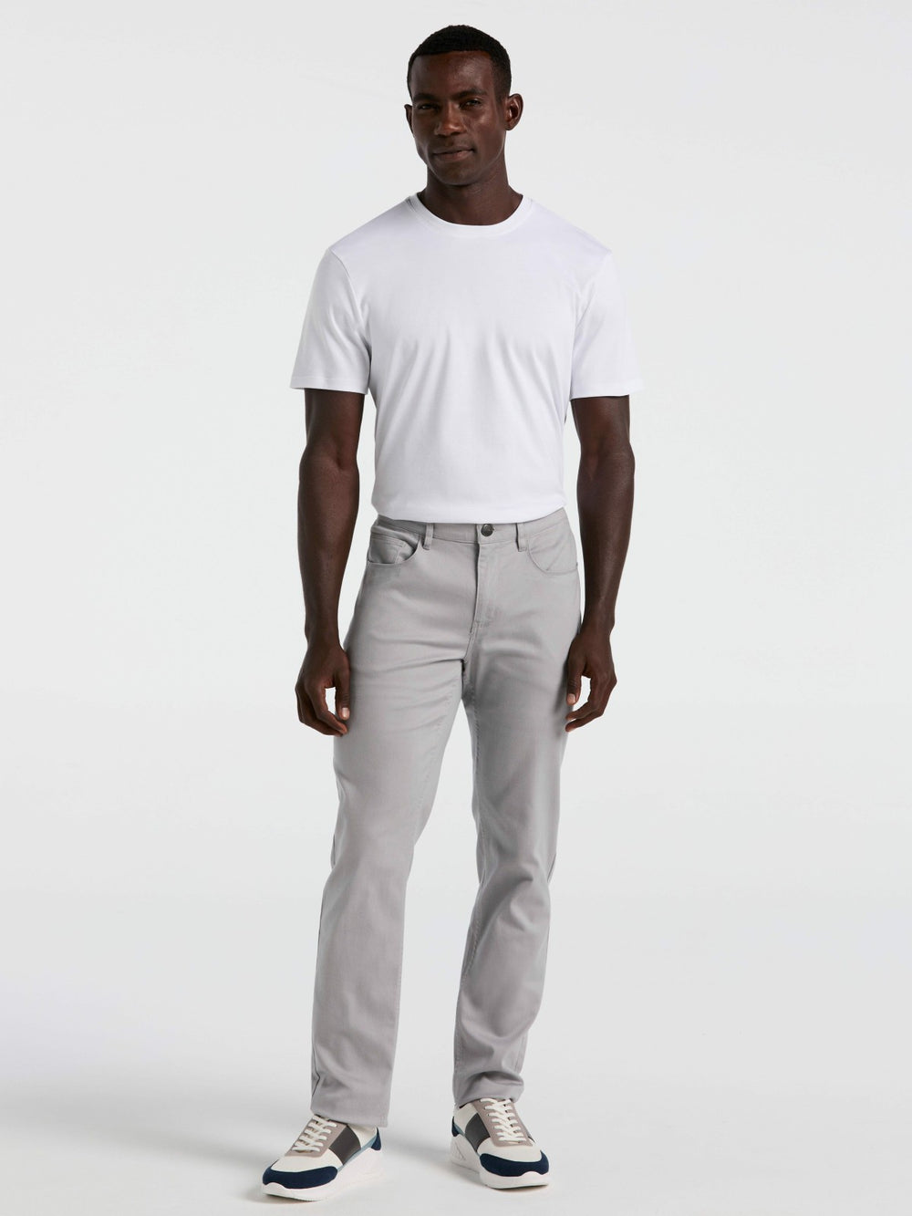 Slim Fit TENCEL™ 5 Pocket Pant -  Perry Ellis sale