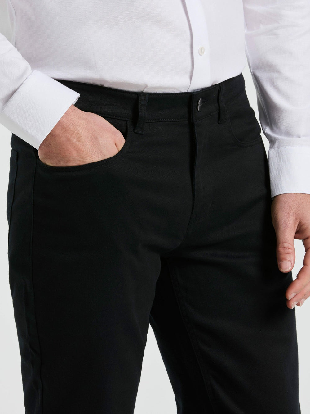 Slim Fit TENCEL™ 5 Pocket Pant -  Perry Ellis sale