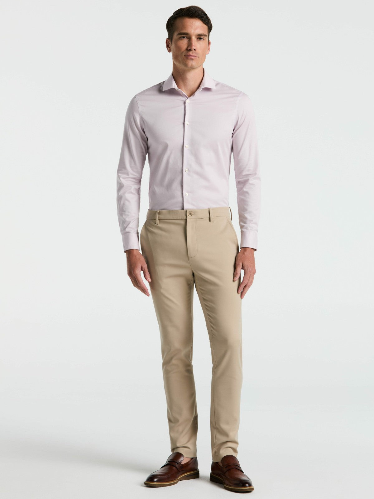 Slim Fit Double Cloth Chino Pant -  Perry Ellis for sale