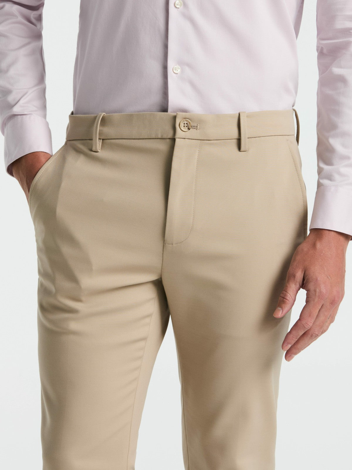 Slim Fit Double Cloth Chino Pant -  Perry Ellis for sale