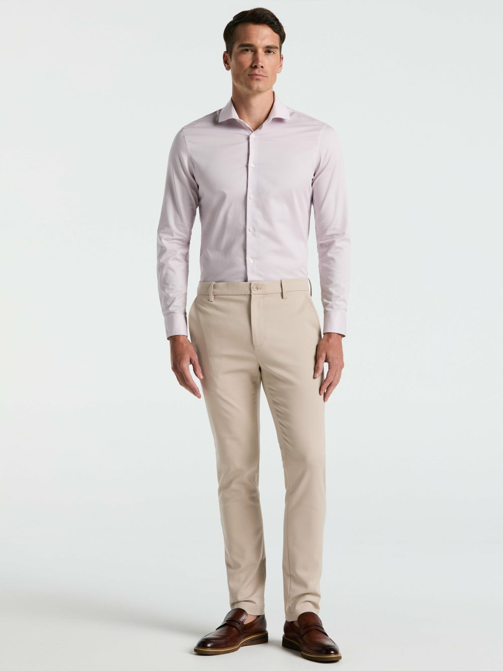 Slim Fit Double Cloth Chino Pant -  Perry Ellis for sale