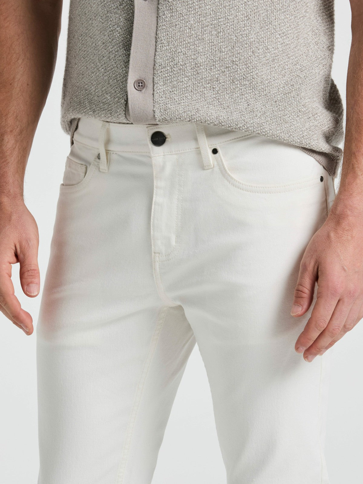 Slim Fit 5 Pocket Denim Pant -  Perry Ellis on sale