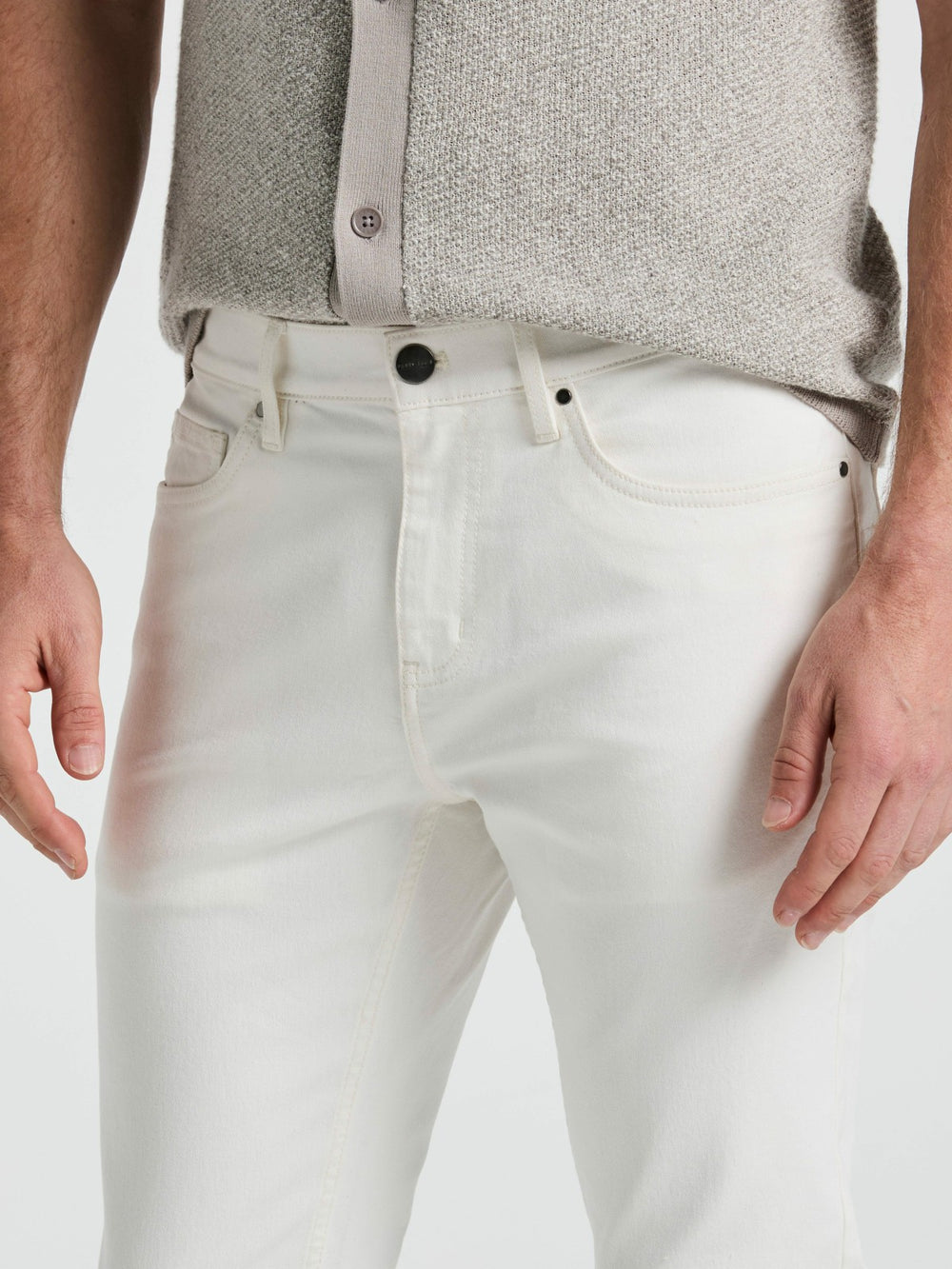 Slim Fit 5 Pocket Denim Pant -  Perry Ellis on sale